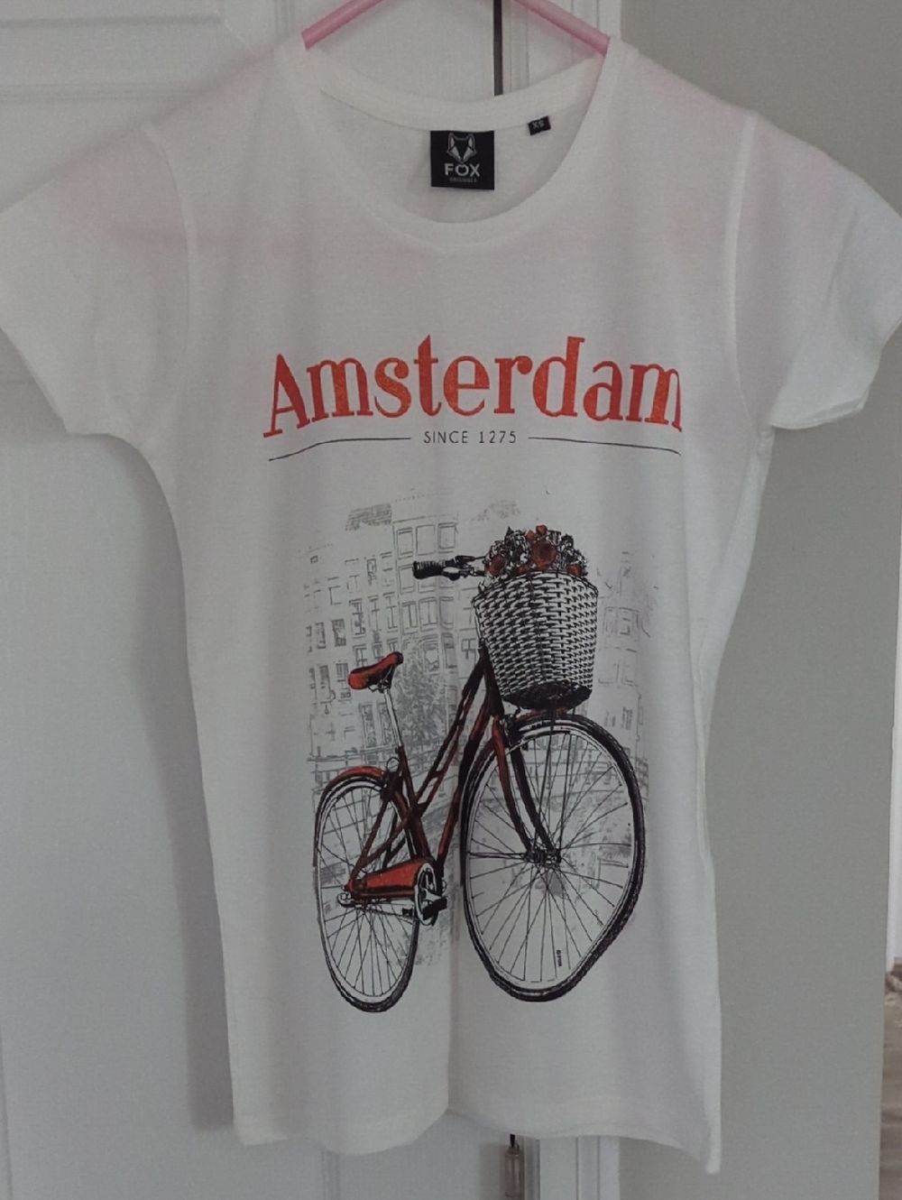 Fox White T-Shirt AMSTERDAM